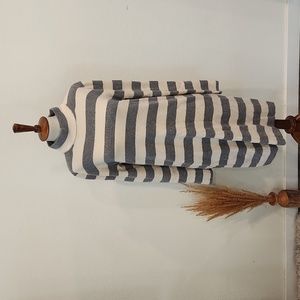 J. Crew Striped Turtleneck Sweater Dress